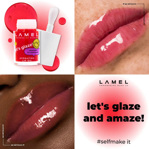 Moisturizing lip oil LET'S GLAZE