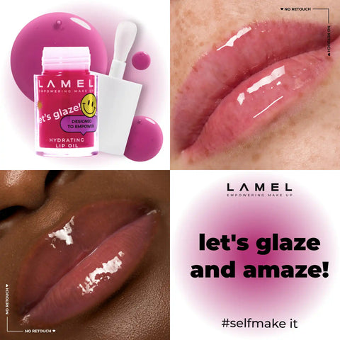Moisturizing lip oil LET'S GLAZE