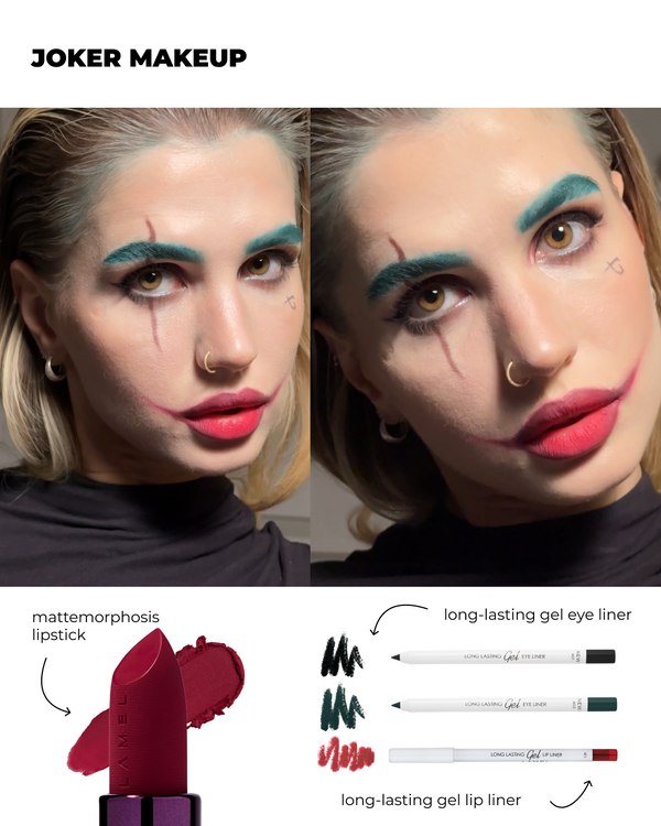 Joker Makeup Bundle – Chaos Red Lips & Graphic Lines