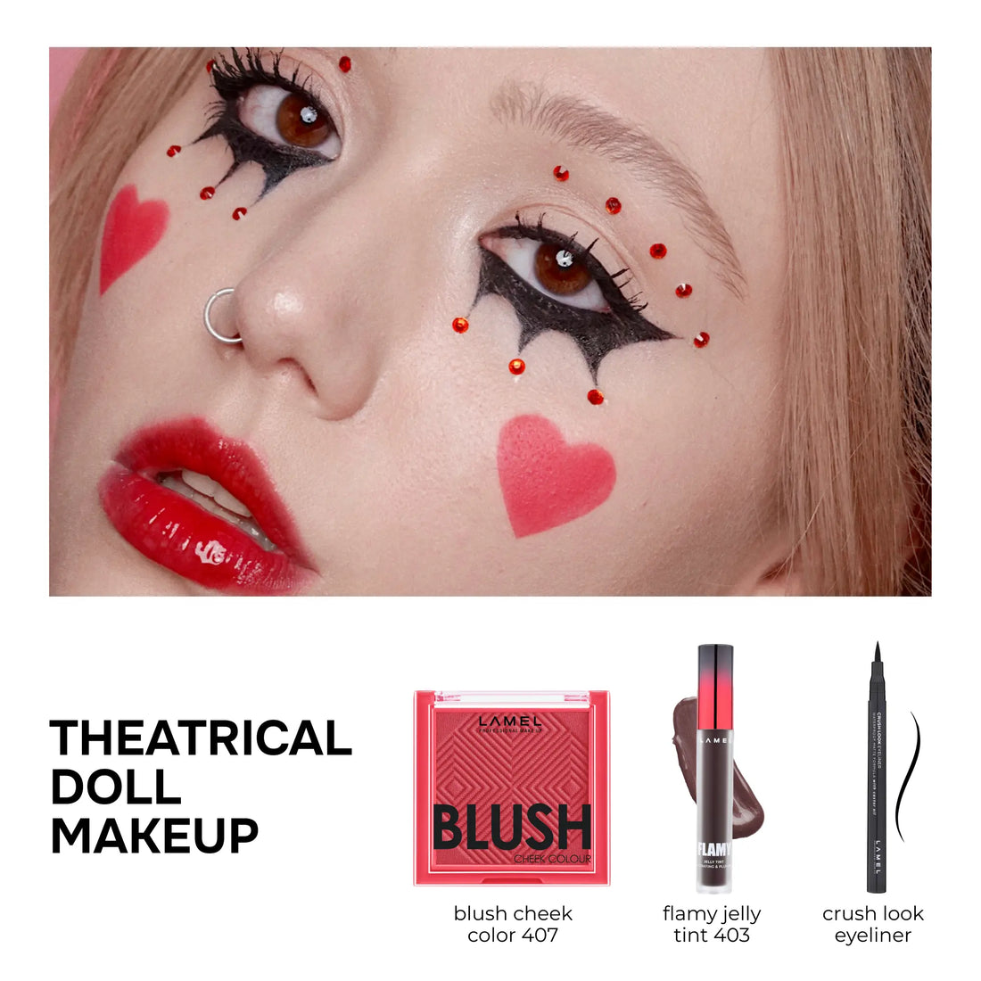 Theatrical Doll Makeup Set