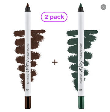 LAMEL 2-Pack Gel Eye Liners – Longwear Color Eyeliner Duo 1