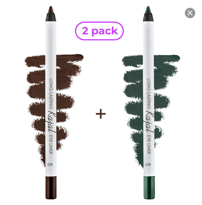 LAMEL 2-Pack Gel Eye Liners – Longwear Color Eyeliner Duo 1