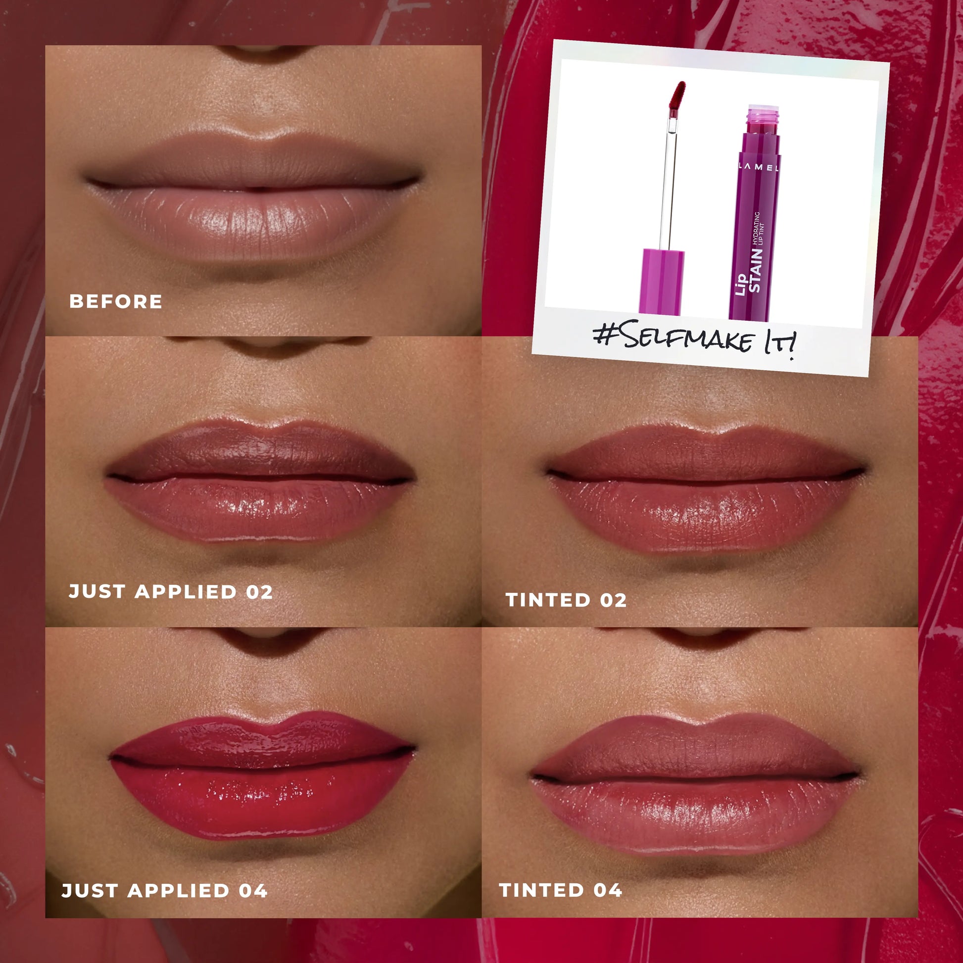 LAMEL Lip Stain Passion & Temptation Duo