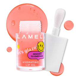 LAMEL Hydrating Lip Oil LET`S GLAZE shade Strawberry jam 402 gallery image 1