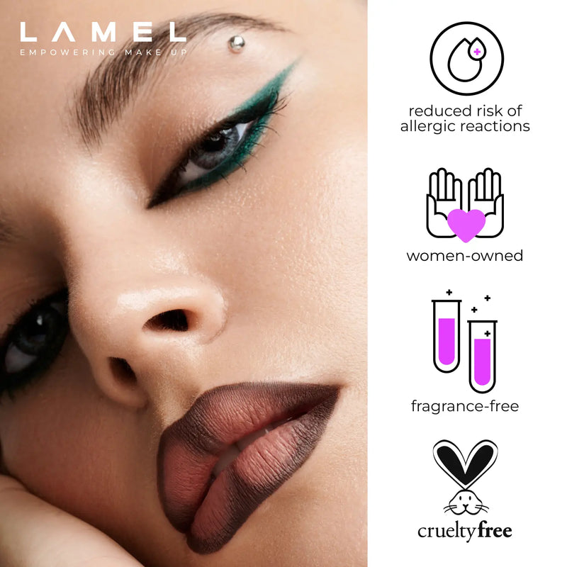 LAMEL Long Lasting Gel Lip Liner shade Burnt ocher 403 gallery image 4
