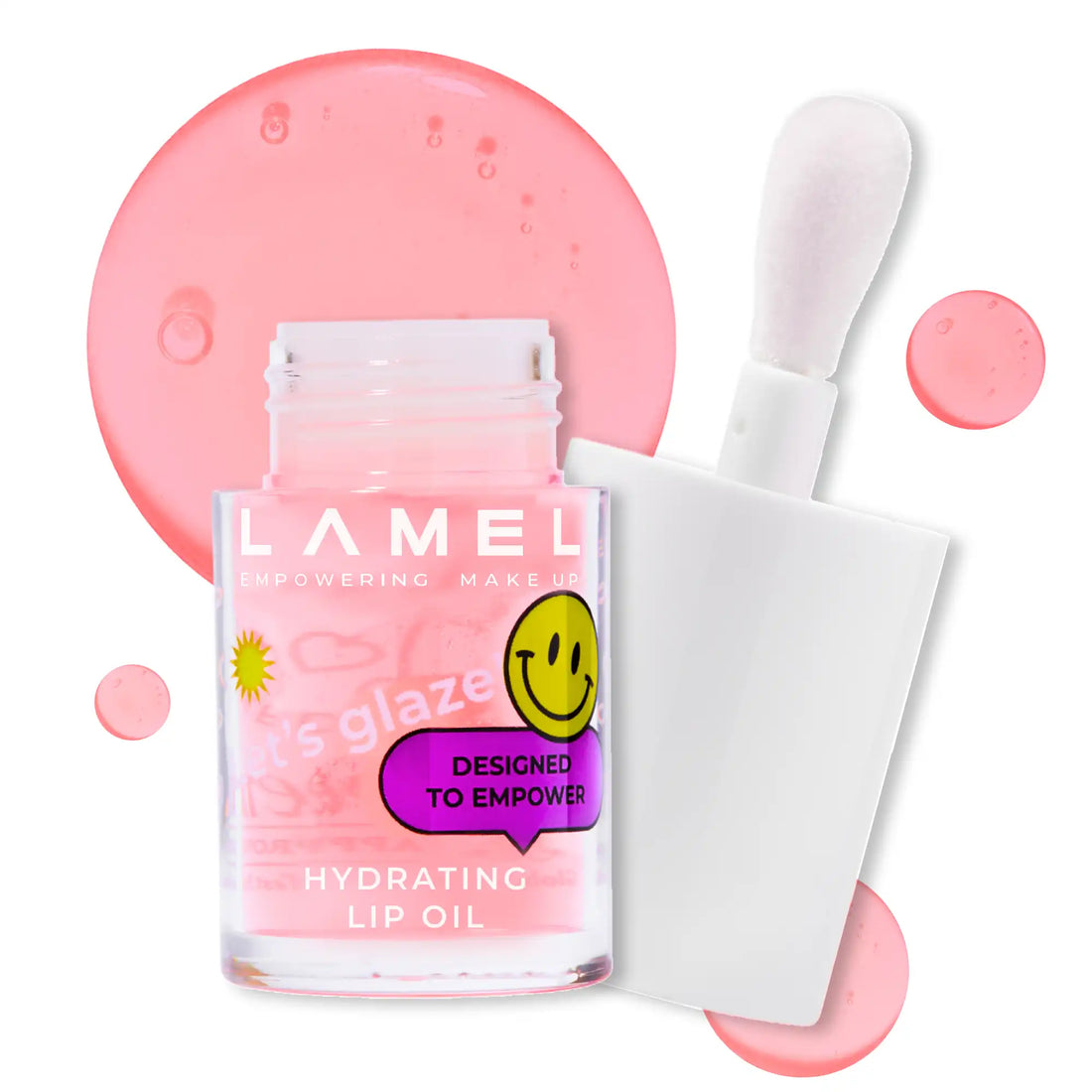 LAMEL Hydrating Lip Oil LET`S GLAZE shade Sweet cherry 403 main product image