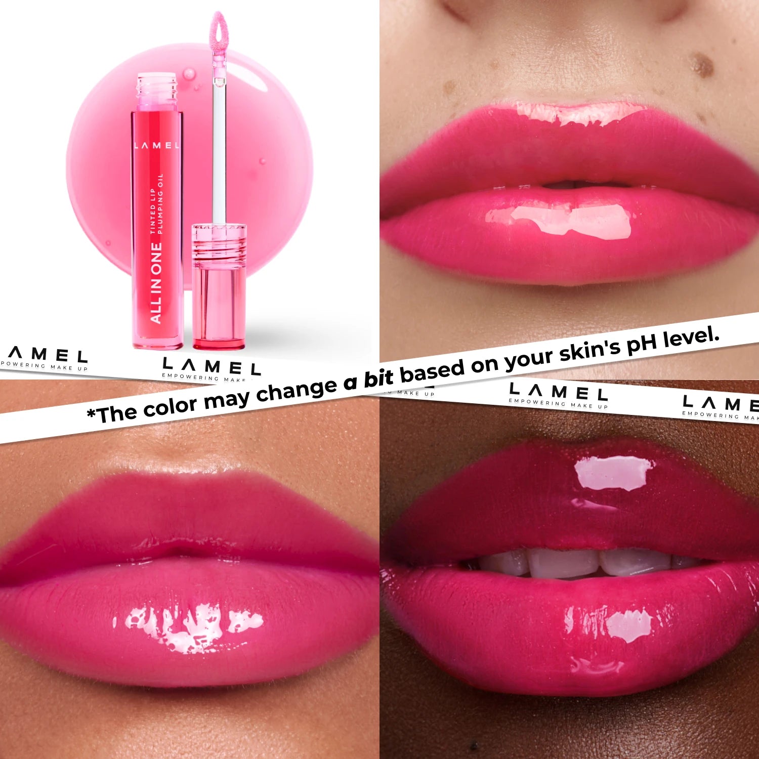 All in One Lip tinted plumping oil