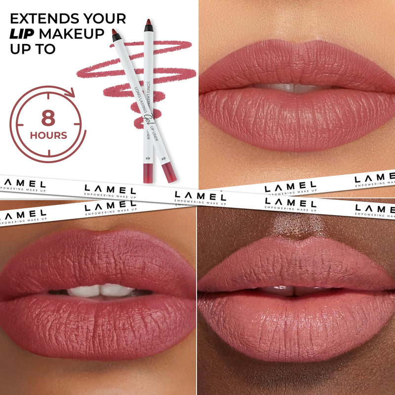 LAMEL Long Lasting Gel Lip Liner shade Berry 404 gallery image 3