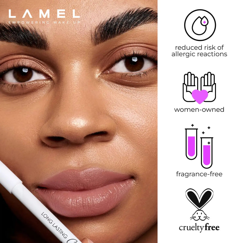 LAMEL Long Lasting Gel Lip Liner shade Tea rose 405 gallery image 4