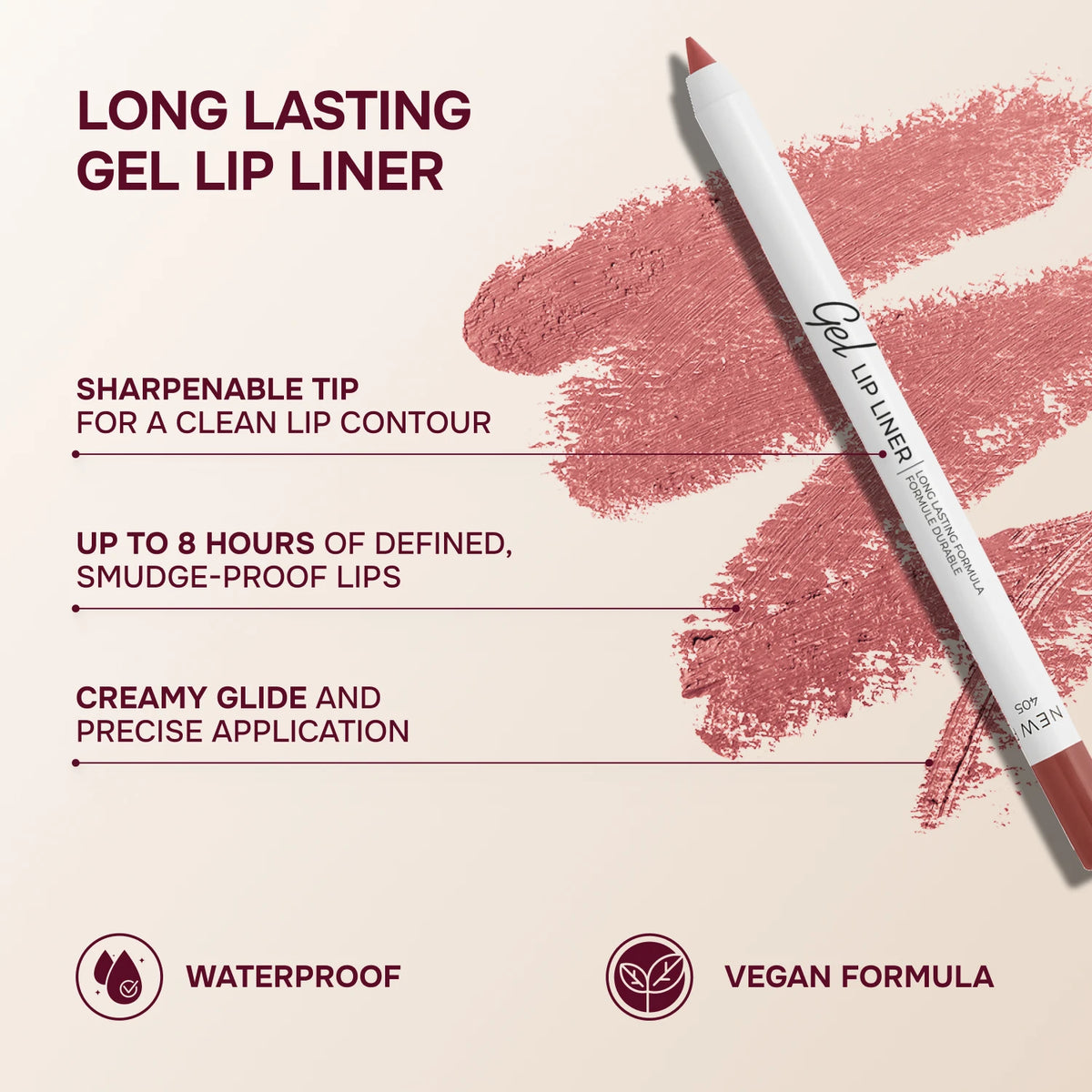Long lasting Gel Lip Liner_405