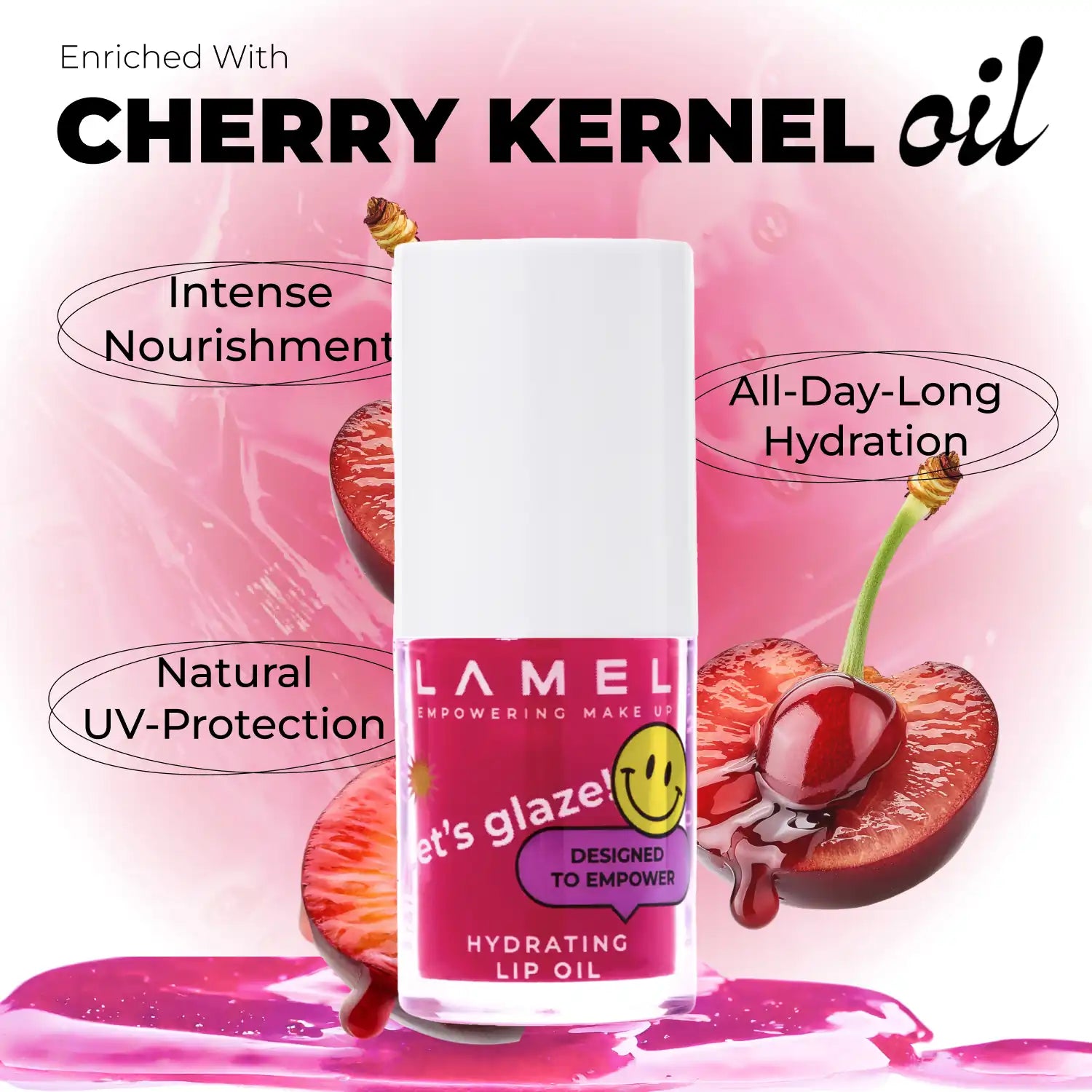 Moisturizing lip oil LET'S GLAZE