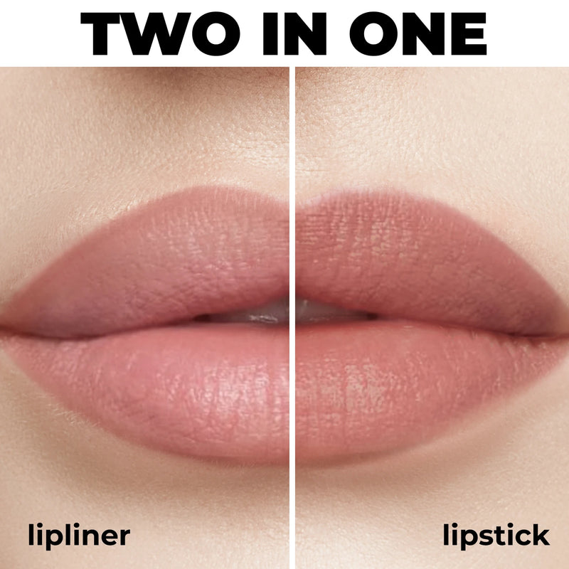 LAMEL Long Lasting Gel Lip Liner shade Ash rose 407 gallery image 2