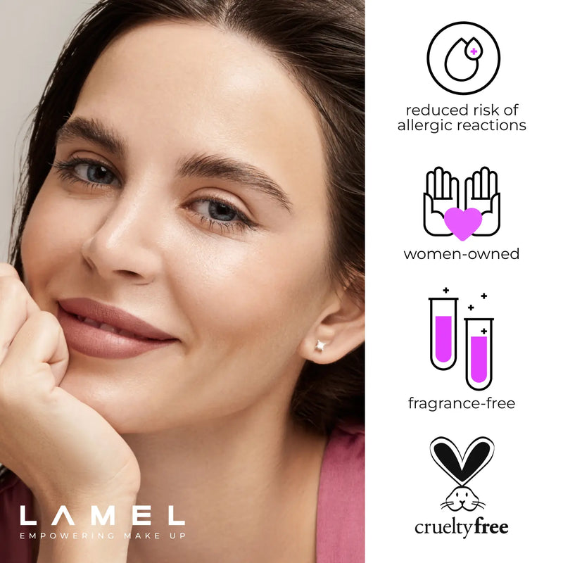 LAMEL Long Lasting Gel Lip Liner shade Ash rose 407 gallery image 4