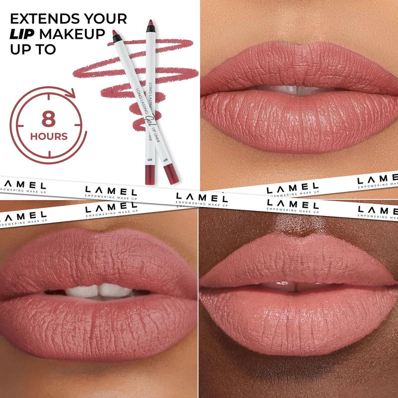 LAMEL Long Lasting Gel Lip Liner shade Caramel 409 gallery image 3