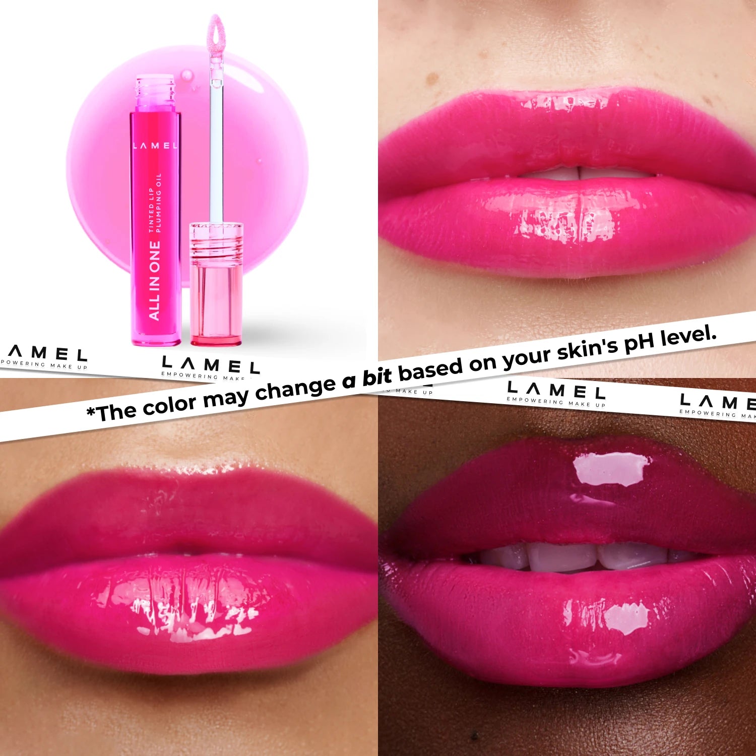 All in One Lip tinted plumping oil