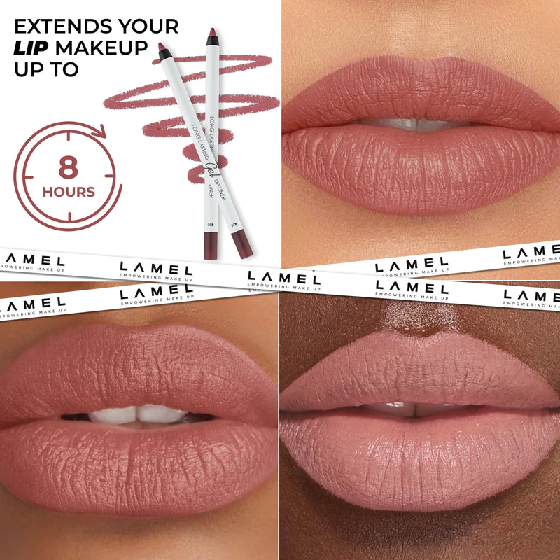 LAMEL Long Lasting Gel Lip Liner shade Pink Taupe 410 gallery image 3