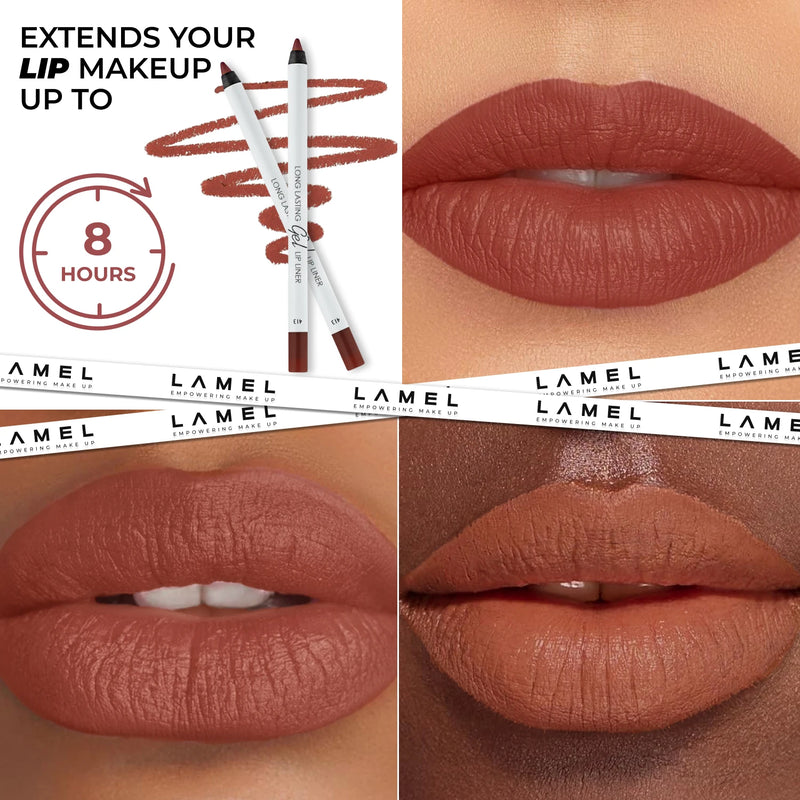LAMEL Long Lasting Gel Lip Liner shade Chilli 413 gallery image 2