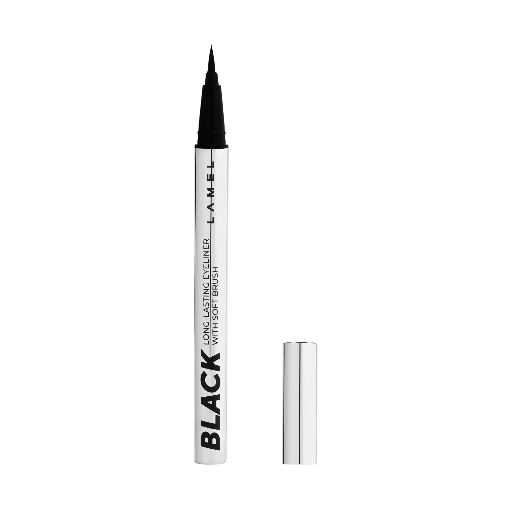 Black Eyeliner With Soft Brush