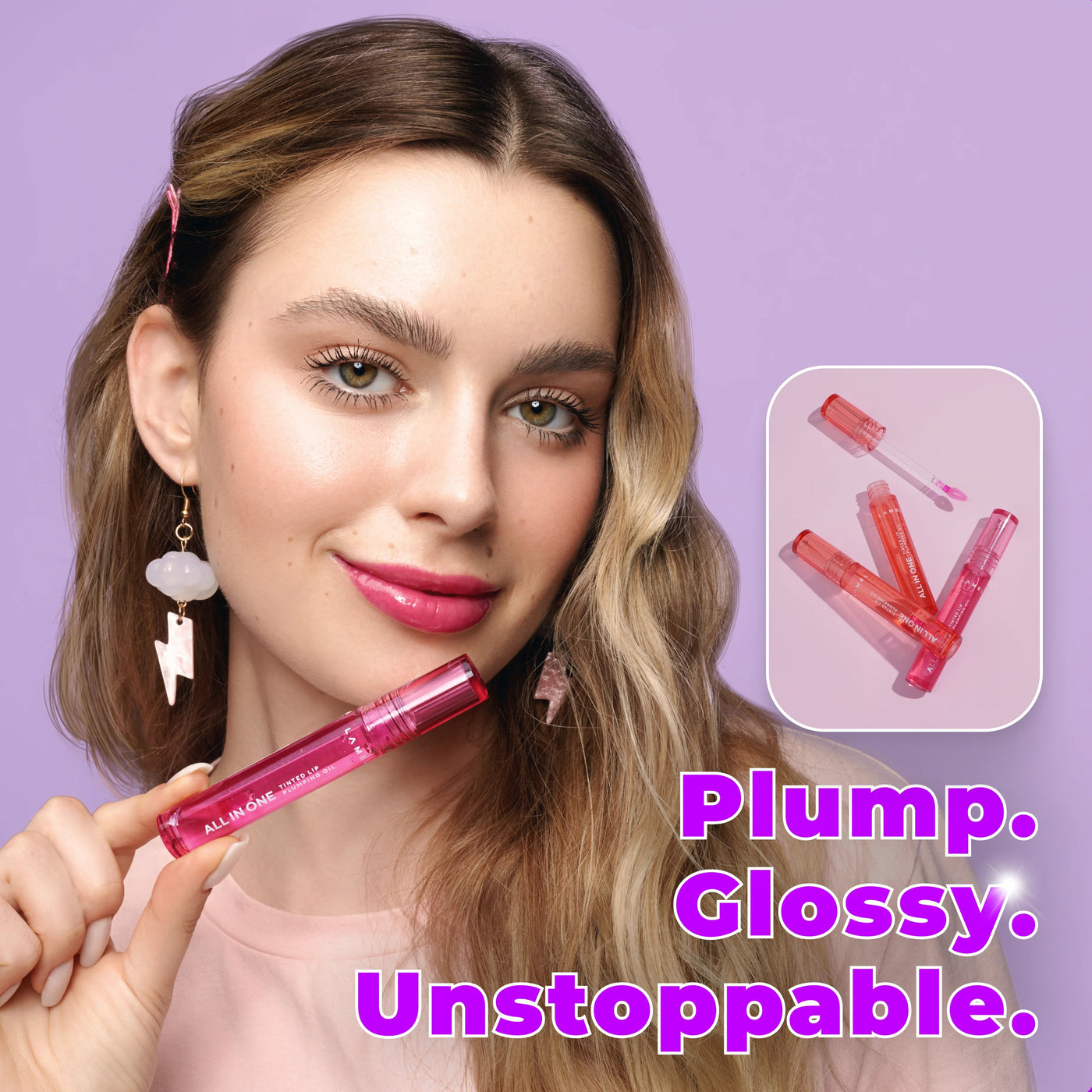 All in One Lip Tinted Plumping Oil