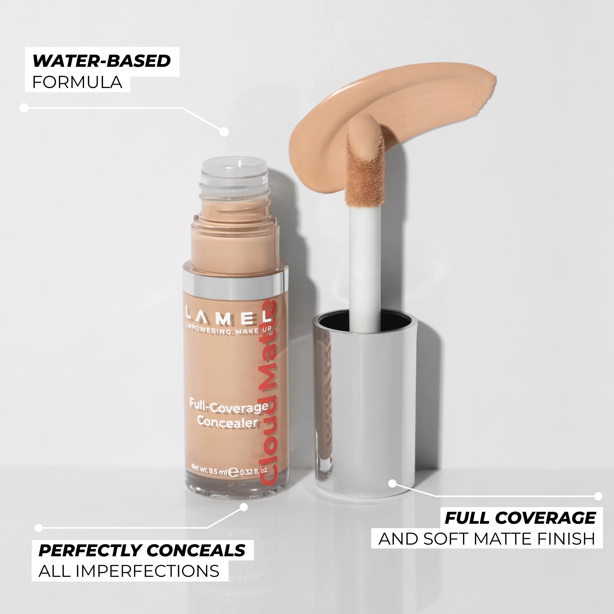 Full-Coverage Concealer Cloud Matte