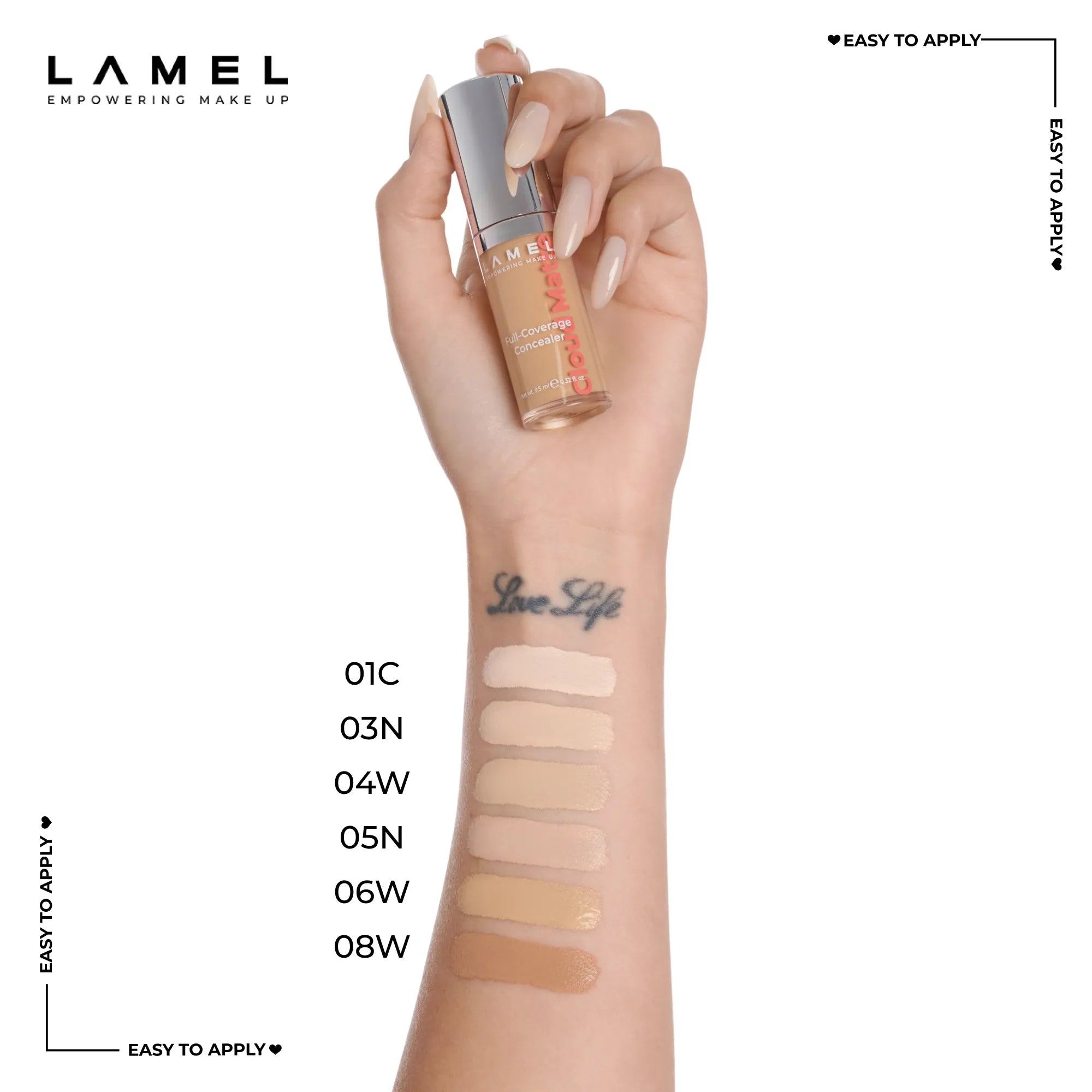 Full-Coverage Concealer Cloud Matte