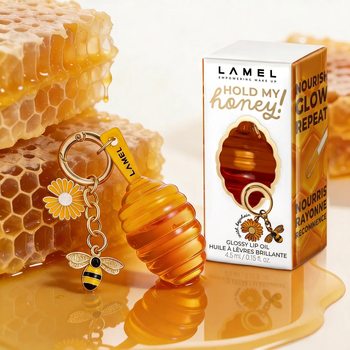 Glossy Lip Oil Hold My Honey