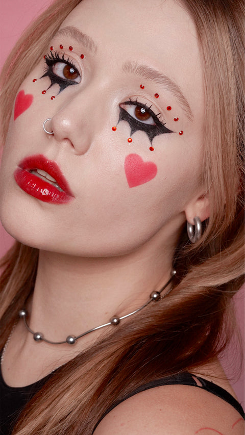 Theatrical Doll Makeup Bundle – Bold Eyes & Cherry Lips