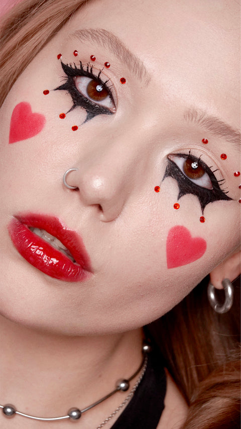 Theatrical Doll Makeup Bundle – Bold Eyes & Cherry Lips