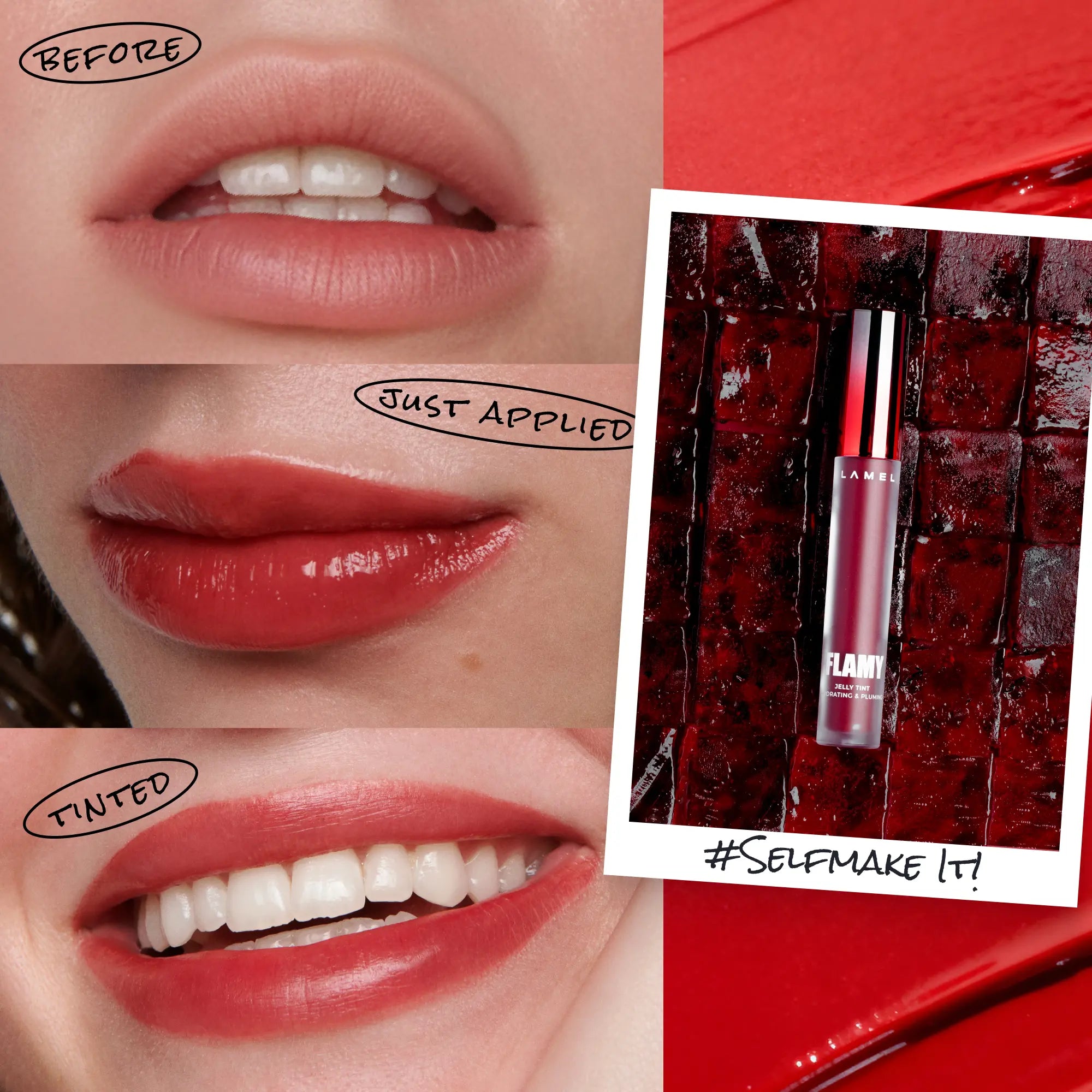 Tint jelly for lips FLAMY Jelly Tint