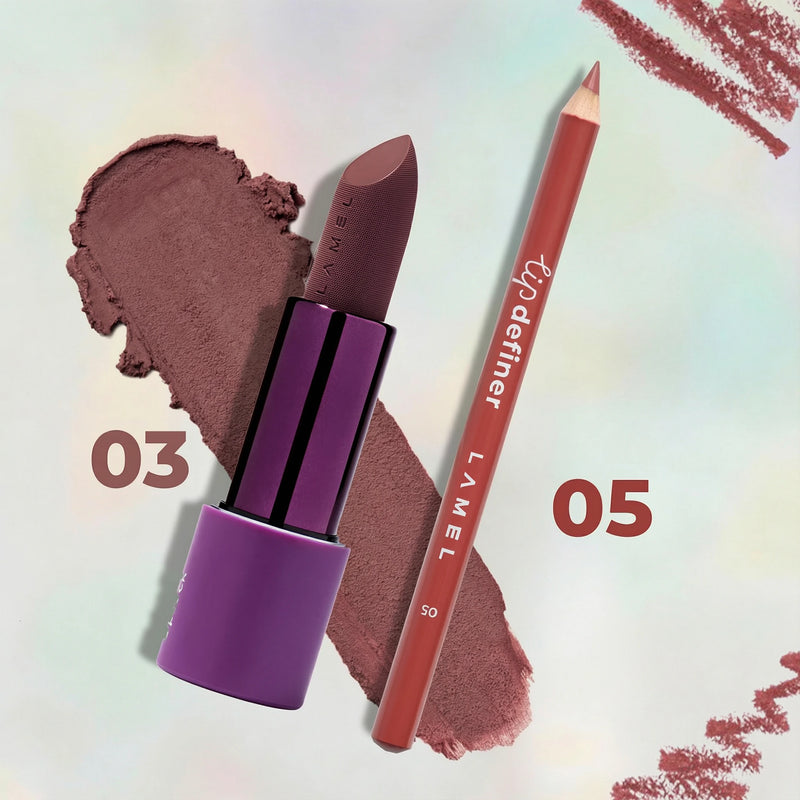 Matte Lip Perfection Duo: Soft embrace