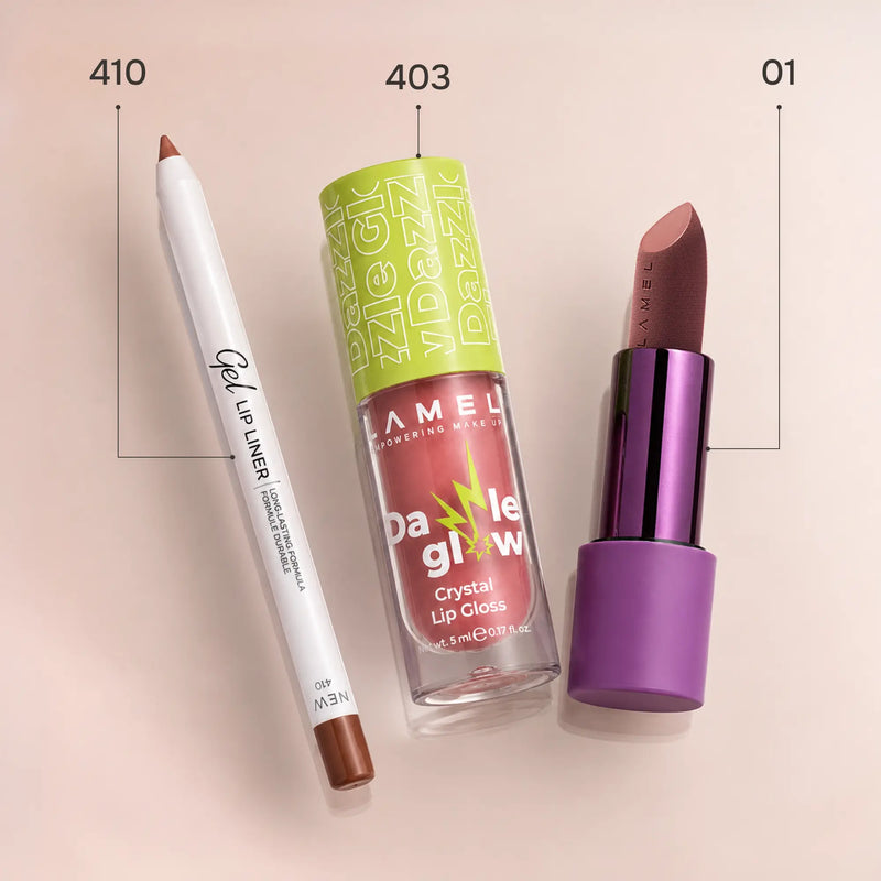 Lip Trio Set: Matte to Glow5