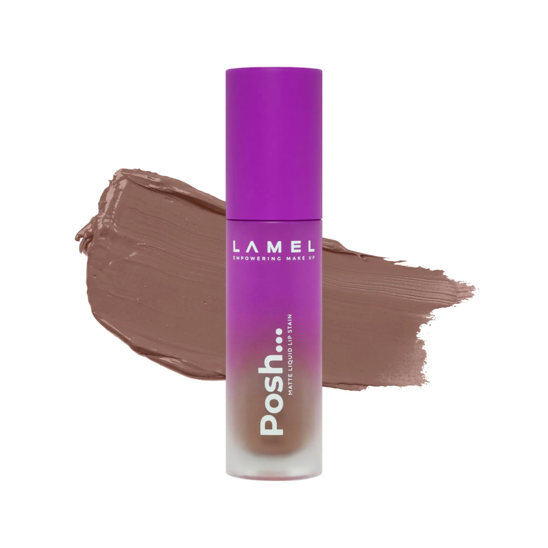 LAMEL Posh Matte Liquid Lip Stain shade Milk Cacao 401 main product image