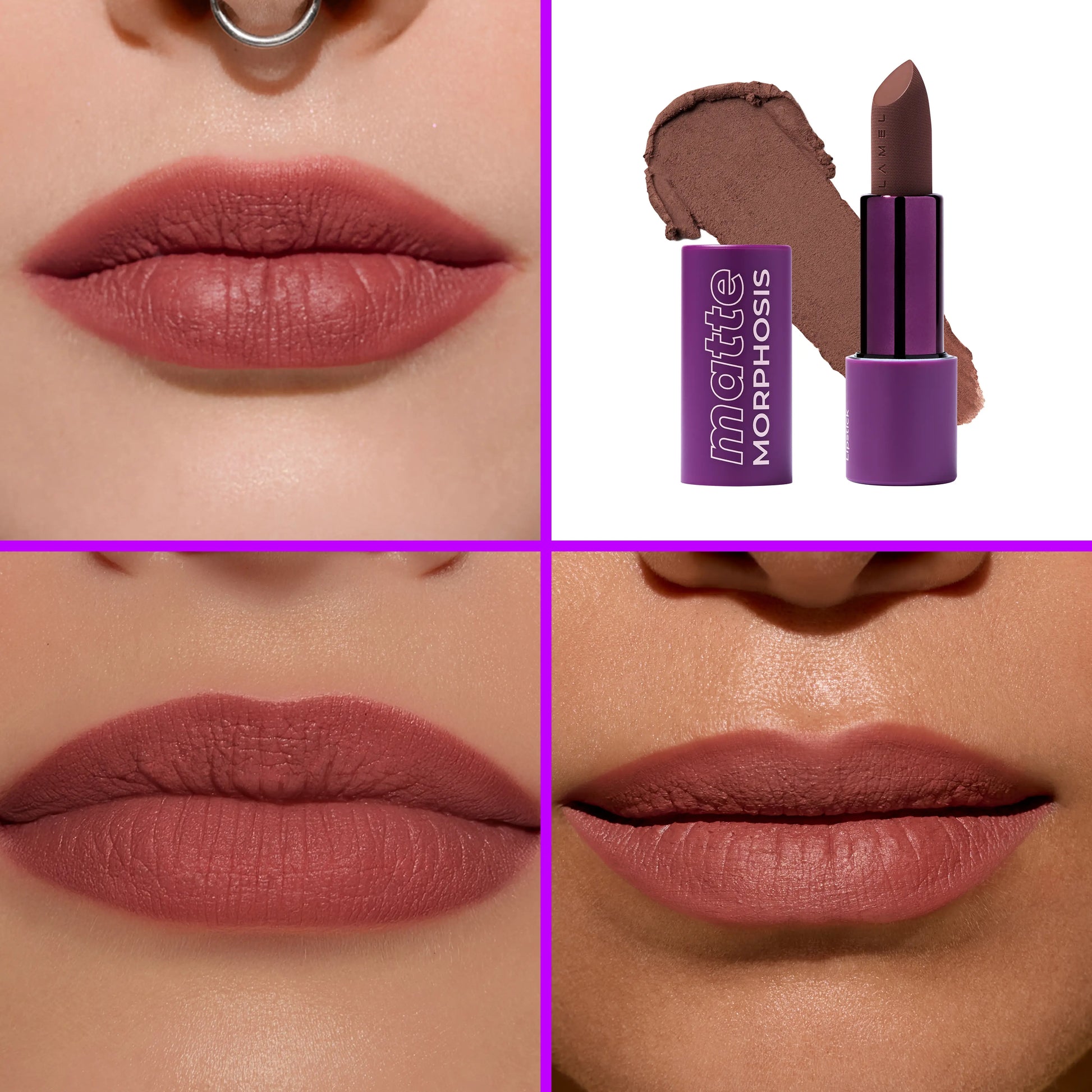Powder Matte Lipstick MATTEmorphosis – Lamel Makeup