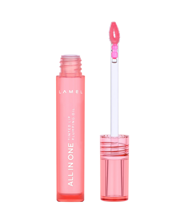 All in One Lip tinted plumping oil,Lamel Makeup
