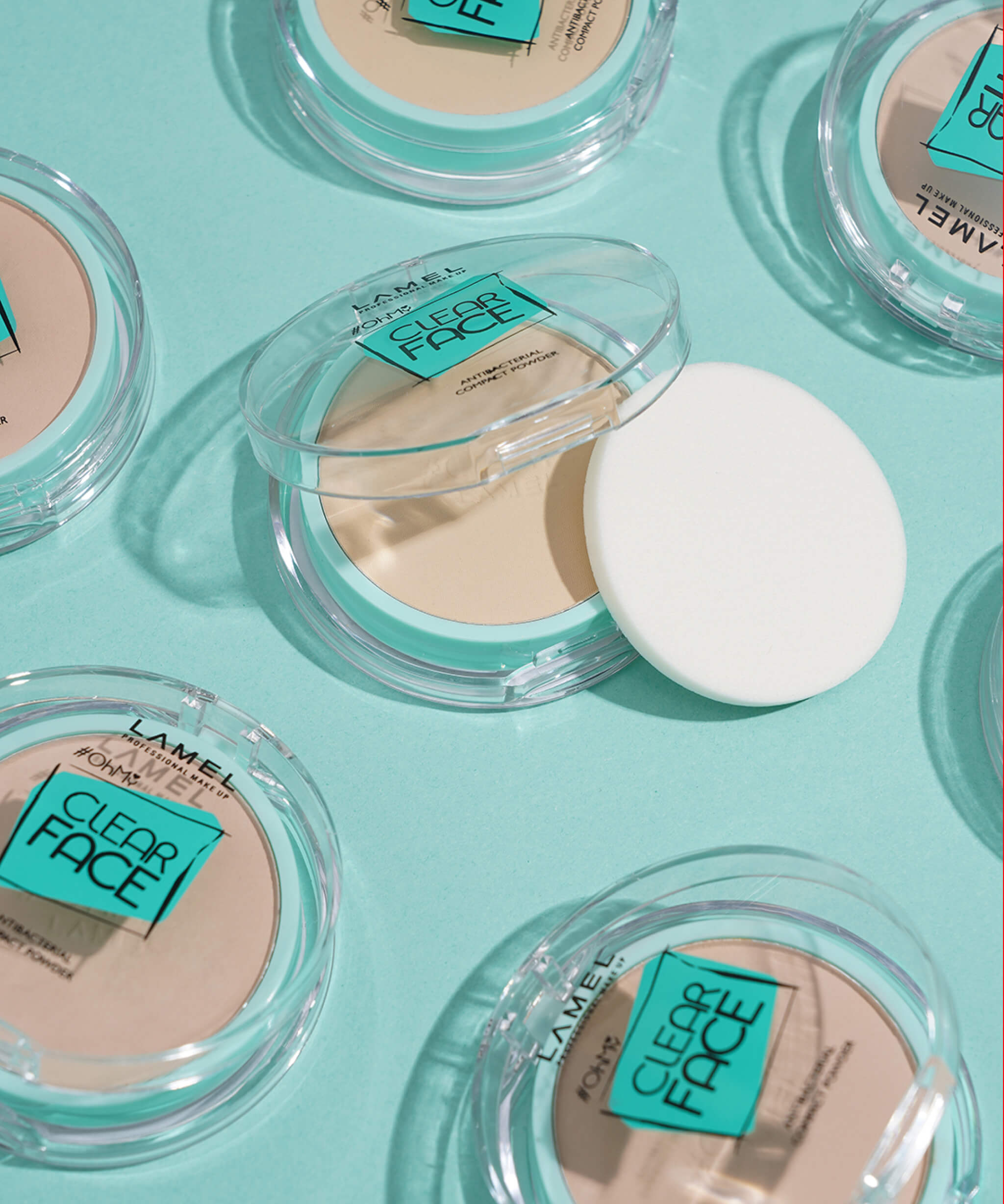 Clear deals pressed powder